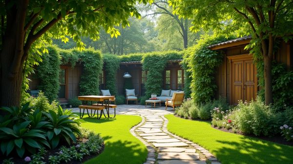 Optimiser l'aménagement de jardin pour un espace extérieur accueillant